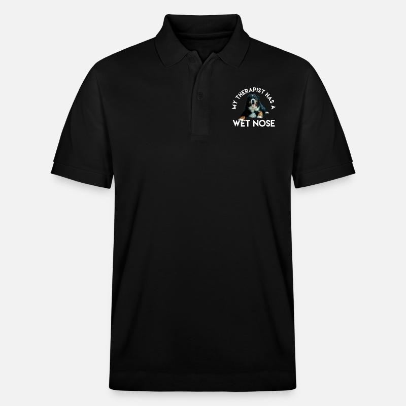 Bouvier bernois - Polo PREPSTER bio Stanley/Stella Unisexe - noir
