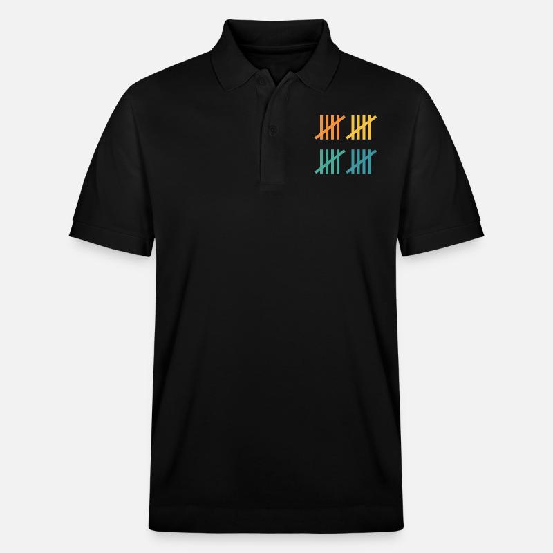 Idée cadeau 20e anniversaire - Polo PREPSTER bio Stanley/Stella Unisexe - noir