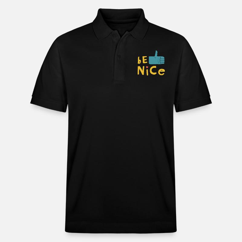 Soyez gentil - Polo PREPSTER bio Stanley/Stella Unisexe - noir