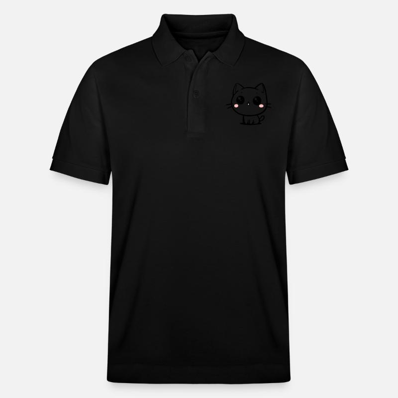 Chat - Polo PREPSTER bio Stanley/Stella Unisexe - noir