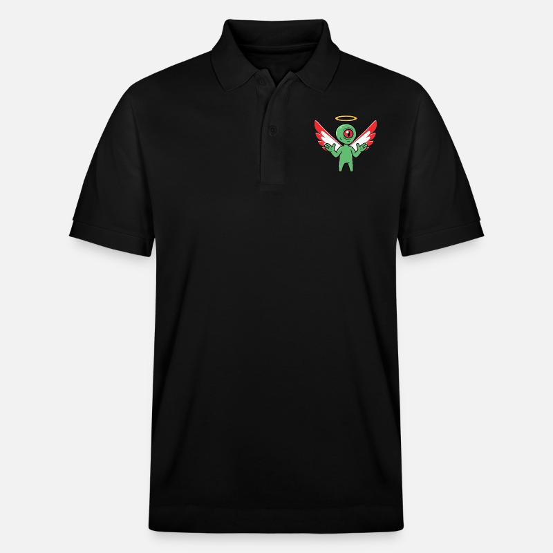 Engel Außerirdischer - Stanley/Stella Unisex Bio-Poloshirt PREPSTER - Schwarz