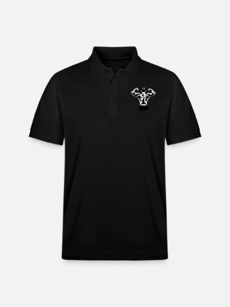 Body Building - Stanley/Stella Unisex Organic Polo Shirt PREPSTER - black