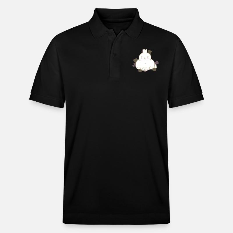 Lapin mignon - Polo PREPSTER bio Stanley/Stella Unisexe - noir