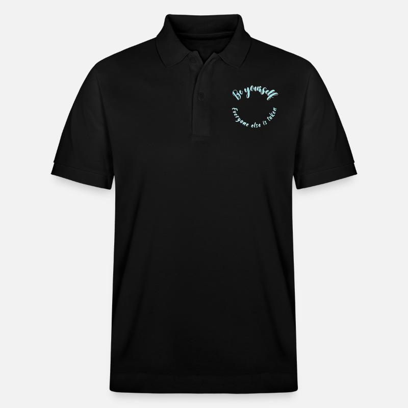 Sei du selbst - Stanley/Stella Unisex Bio-Poloshirt PREPSTER - Schwarz