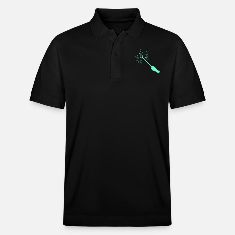 zauberstab - Stanley/Stella Unisex Bio-Poloshirt PREPSTER - Schwarz