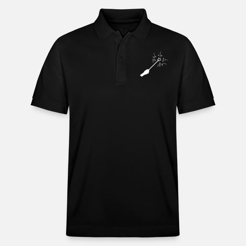 zauberstab - Stanley/Stella Unisex Bio-Poloshirt PREPSTER - Schwarz