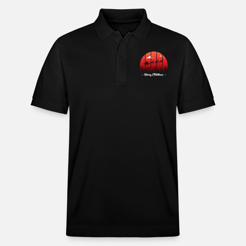Christmas 1 - Stanley/Stella Unisex Bio-Poloshirt PREPSTER - Schwarz