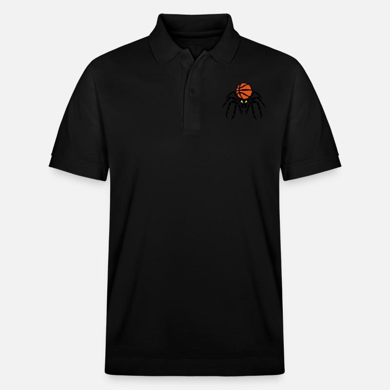 Basketball-spider spider Spinner-Flasche - Stanley/Stella Unisex Bio-Poloshirt PREPSTER - Schwarz