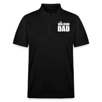 The walking dad - Polo PREPSTER bio Stanley/Stella Unisexe - noir - Devant - Roxy (174cm) & Andy (188cm)