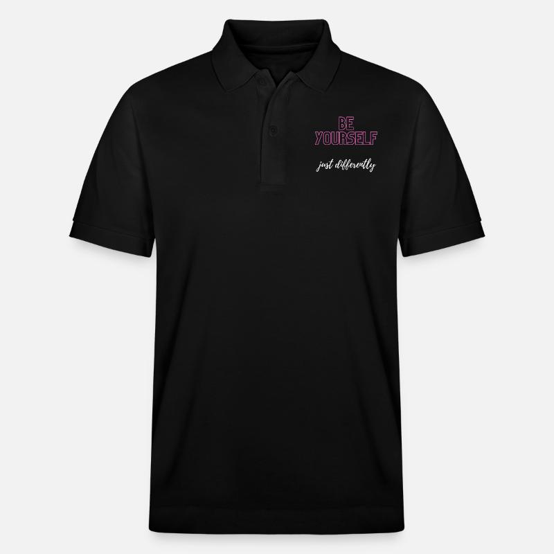 Be Yourself but differently - Stanley/Stella Unisex Bio-Poloshirt PREPSTER - Schwarz