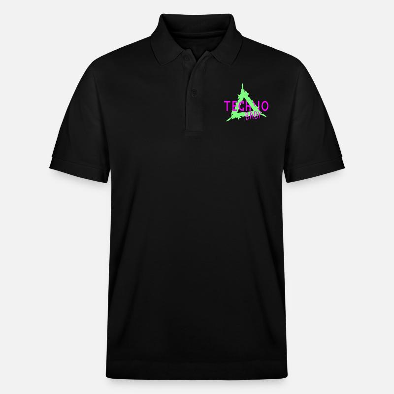 Techno-Baby - Stanley/Stella Unisex Bio-Poloshirt PREPSTER - Schwarz