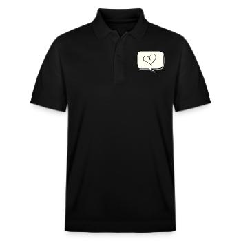 Ballon - Polo PREPSTER bio Stanley/Stella Unisexe - noir - Devant - Roxy (174cm) & Andy (188cm)