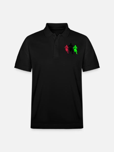rugby - Stanley/Stella Unisex Organic Polo Shirt PREPSTER - black