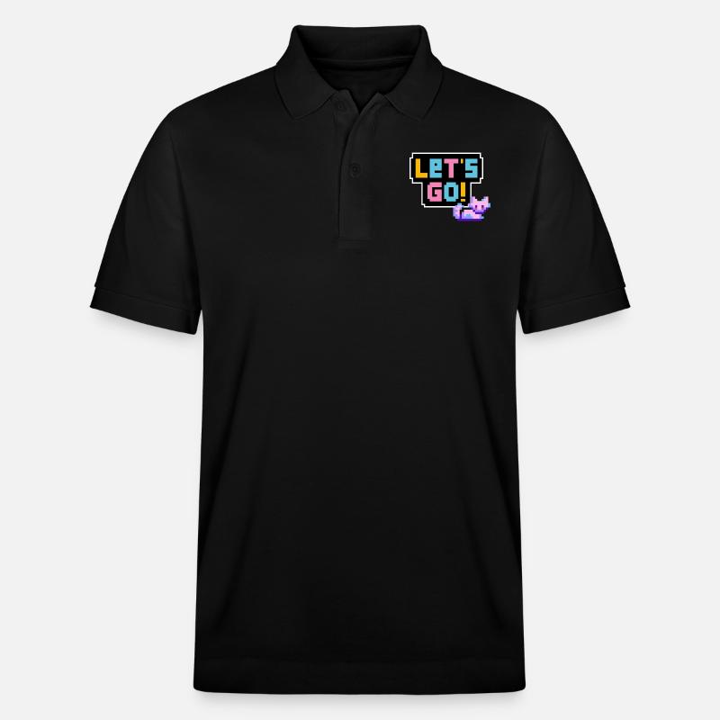 Allons-y! - Polo PREPSTER bio Stanley/Stella Unisexe - noir
