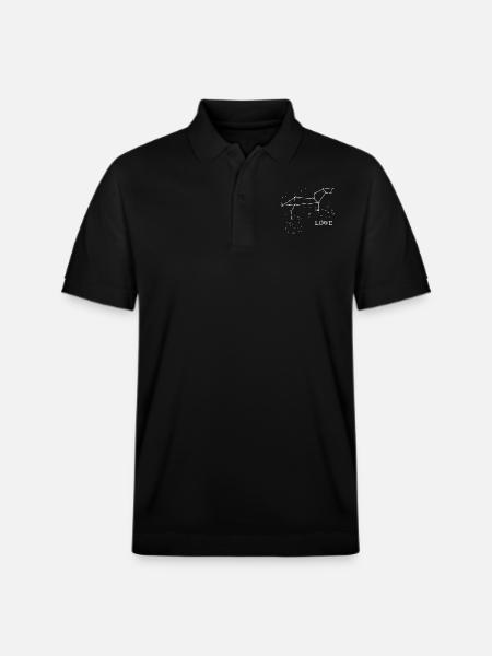 Sternbild Löwe - Stanley/Stella Unisex Bio-Poloshirt PREPSTER - Schwarz