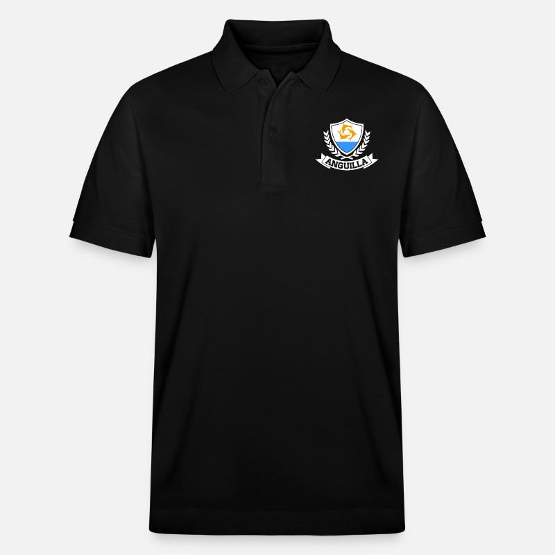 Anguilla - Stanley/Stella Unisex Bio-Poloshirt PREPSTER - Schwarz