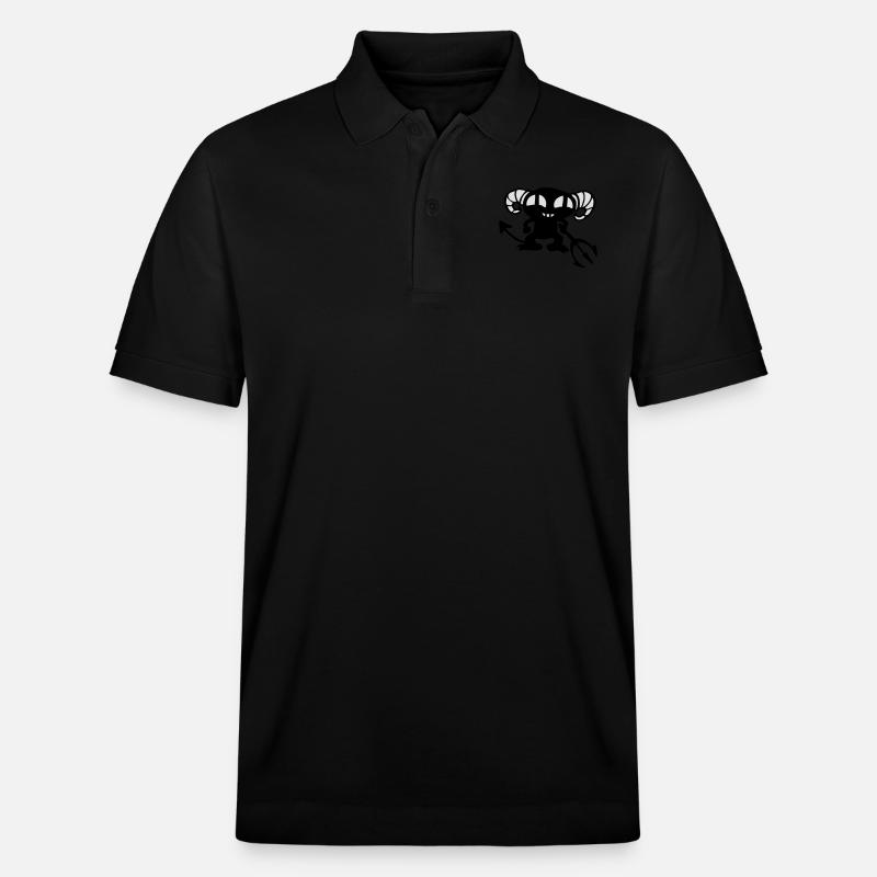 diable diablotin - Polo PREPSTER bio Stanley/Stella Unisexe - noir