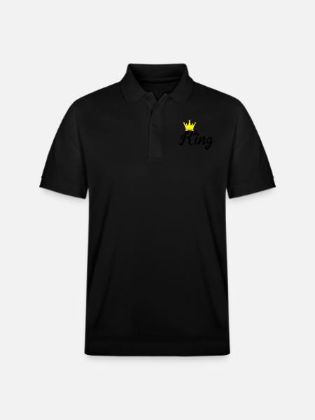 king - Stanley/Stella Unisex Bio-Poloshirt PREPSTER - Schwarz