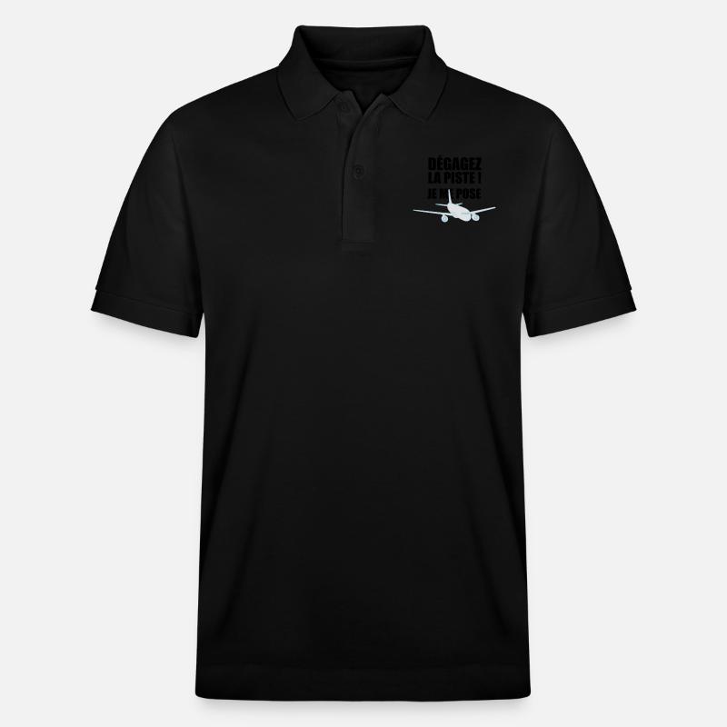 JE ME POSE ! - Polo PREPSTER bio Stanley/Stella Unisexe - noir