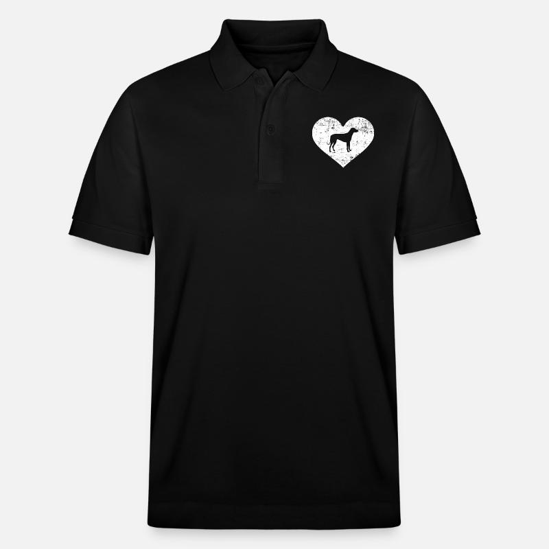 Rhodesian Ridgeback - Polo PREPSTER bio Stanley/Stella Unisexe - noir