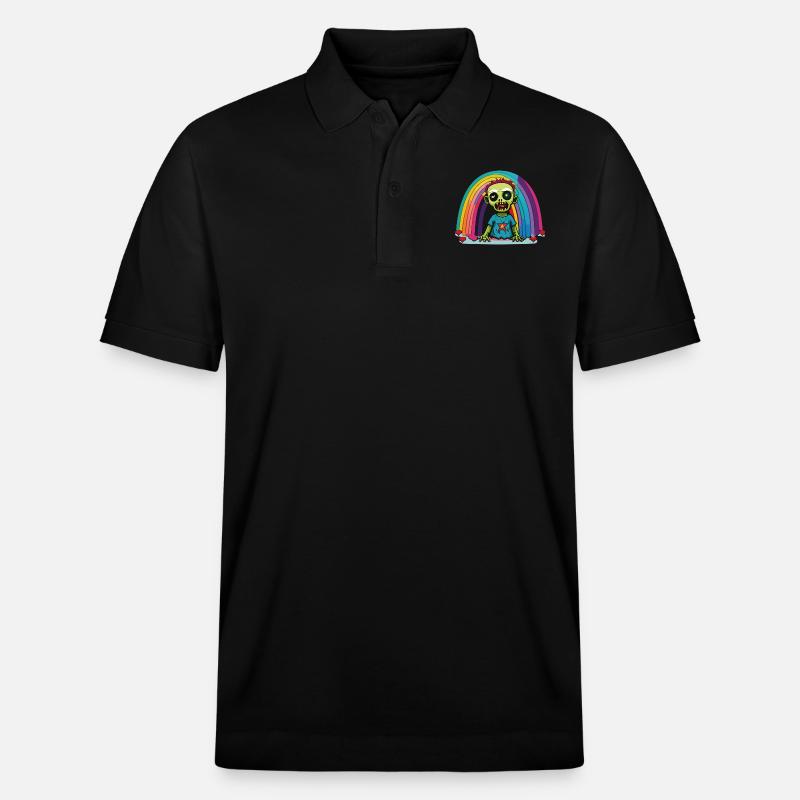 Pride Zombie 03 - Stanley/Stella Unisex Bio-Poloshirt PREPSTER - Schwarz