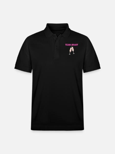 TEAM BRAUT - Stanley/Stella Unisex Bio-Poloshirt PREPSTER - Schwarz