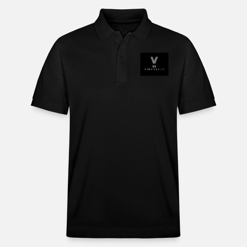 VibeVault - Stanley/Stella Unisex Bio-Poloshirt PREPSTER - Schwarz