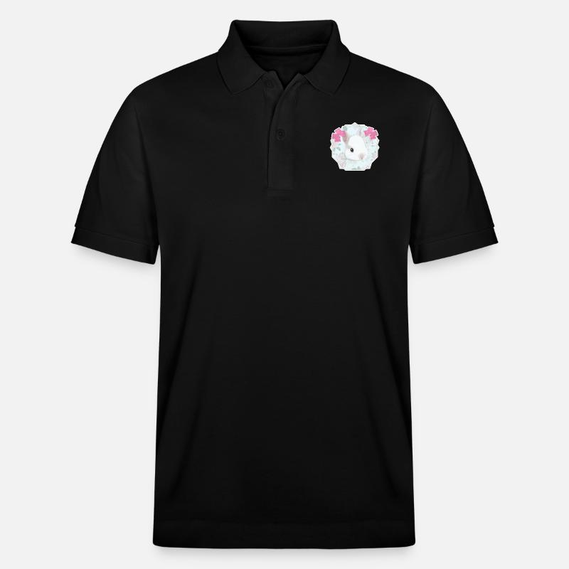 Seidelbast - Stanley/Stella Unisex Bio-Poloshirt PREPSTER - Schwarz
