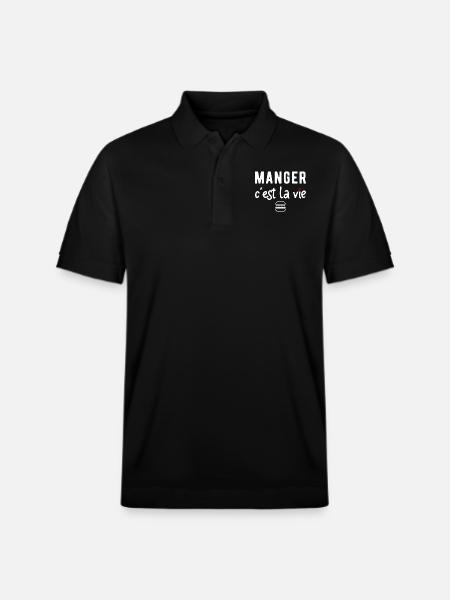 Manger cadeau humour - Polo PREPSTER bio Stanley/Stella Unisexe - noir