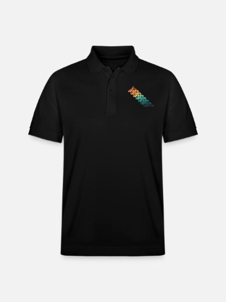 Retro Karting - Stanley/Stella Unisex Organic Polo Shirt PREPSTER - black