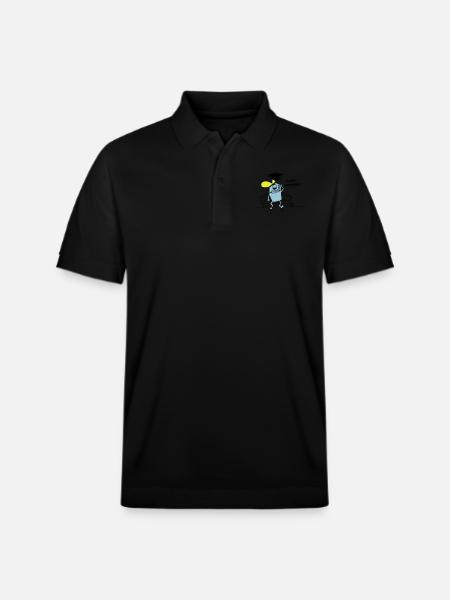 heureux lundi - Polo PREPSTER bio Stanley/Stella Unisexe - noir