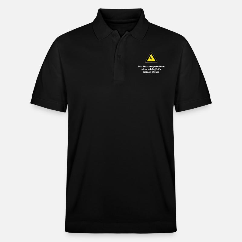 volt_watt - Stanley/Stella Unisex Bio-Poloshirt PREPSTER - Schwarz