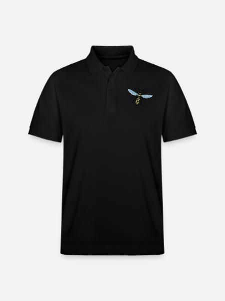 Hornisse - Stanley/Stella Unisex Bio-Poloshirt PREPSTER - Schwarz