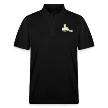 rebirth 01 2 - Stanley/Stella Unisex Organic Polo Shirt PREPSTER - black - Front - Roxy (174cm) & Andy (188cm)