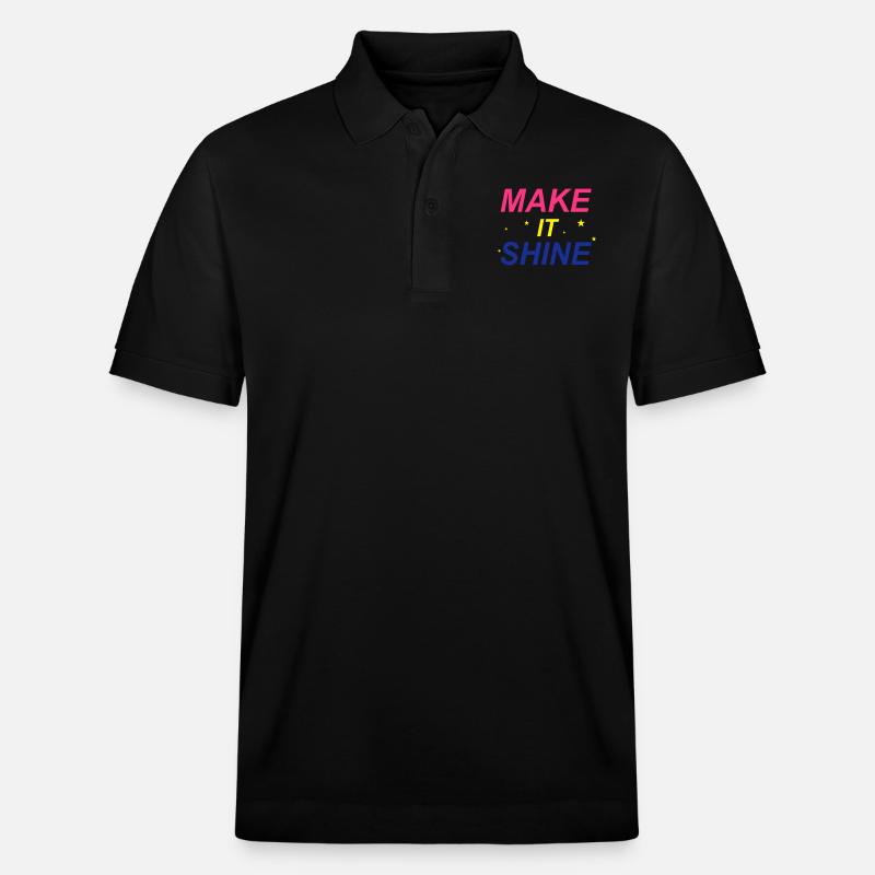 Make It Shine - Stanley/Stella Unisex Bio-Poloshirt PREPSTER - Schwarz