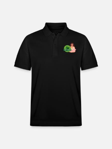 100% vegan - Stanley/Stella Unisex Bio-Poloshirt PREPSTER - Schwarz