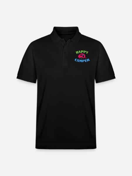 Camping - Polo PREPSTER bio Stanley/Stella Unisexe - noir