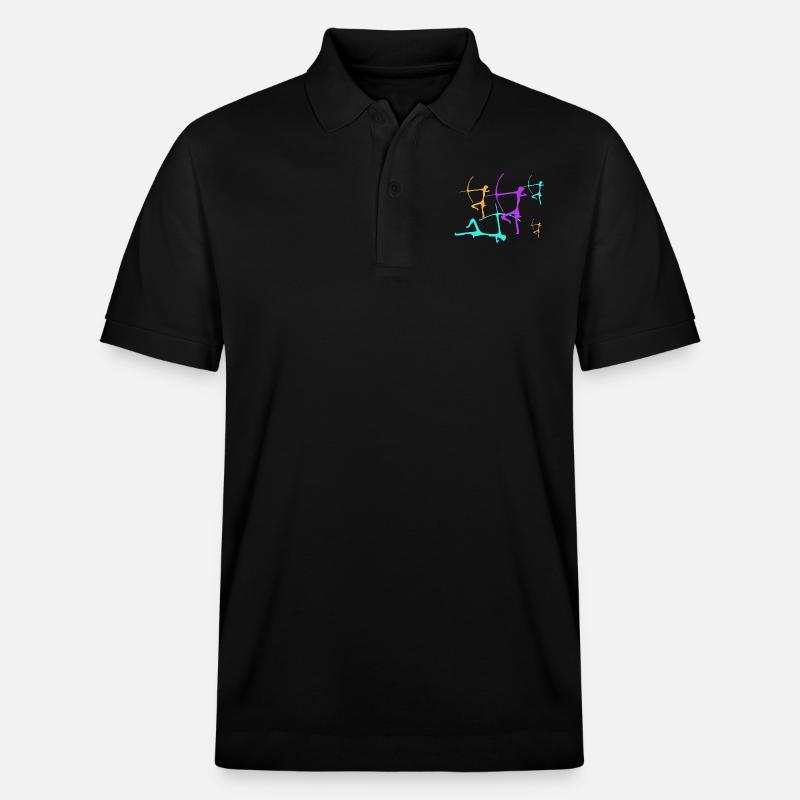 Bogenschützer 3 - Stanley/Stella Unisex Bio-Poloshirt PREPSTER - Schwarz