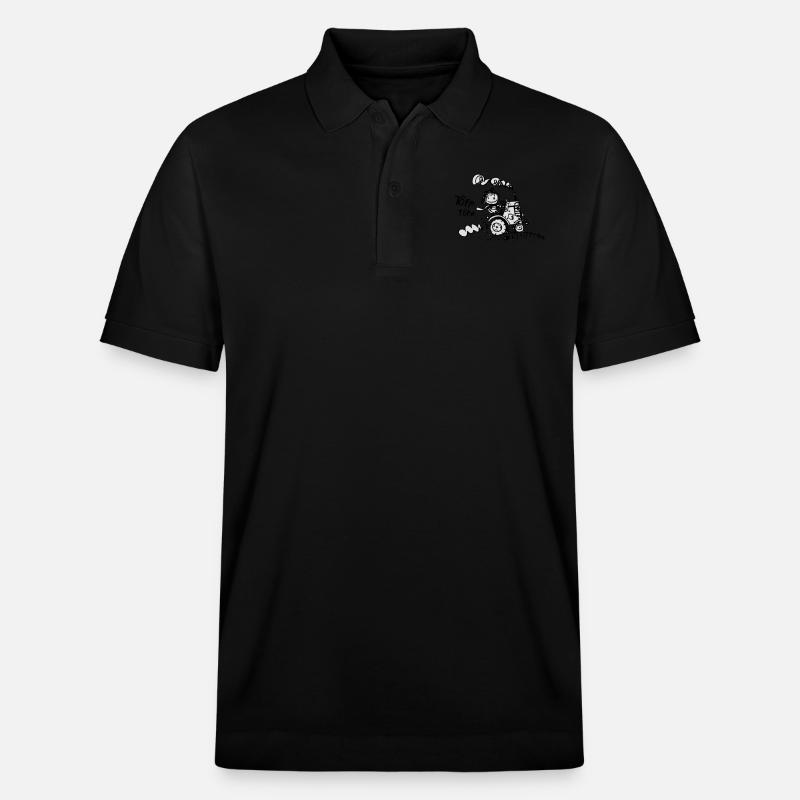 Trecker - Stanley/Stella Unisex Bio-Poloshirt PREPSTER - Schwarz