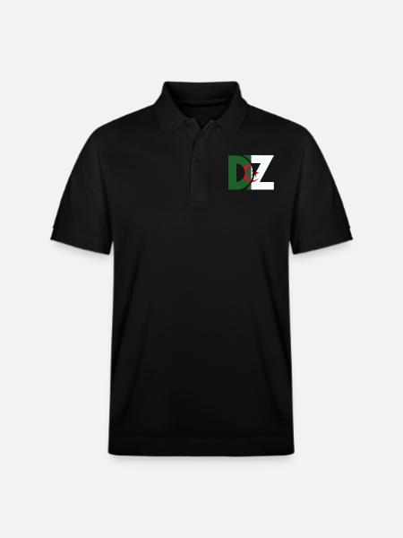 Algerische DZs - Algerien Geschenkidee - Stanley/Stella Unisex Bio-Poloshirt PREPSTER - Schwarz