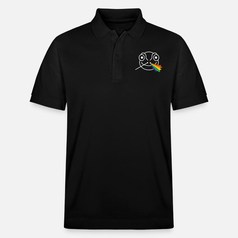 Chamäleon-Prisma - Stanley/Stella Unisex Bio-Poloshirt PREPSTER - Schwarz