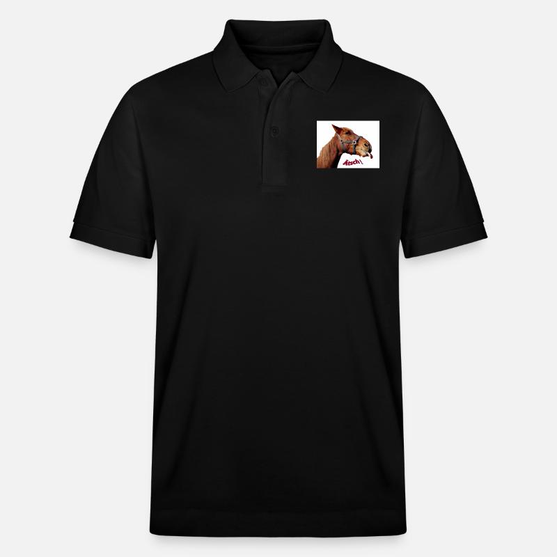 Ätsch! - Stanley/Stella Unisex Bio-Poloshirt PREPSTER - Schwarz