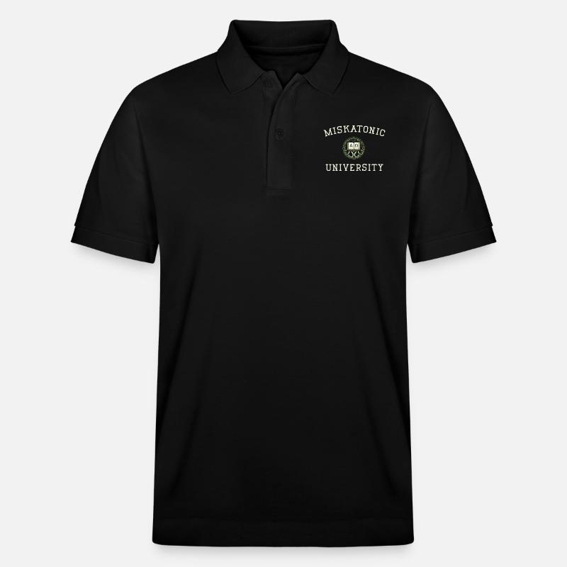 Miskatonic 2 Light - Polo PREPSTER bio Stanley/Stella Unisexe - noir