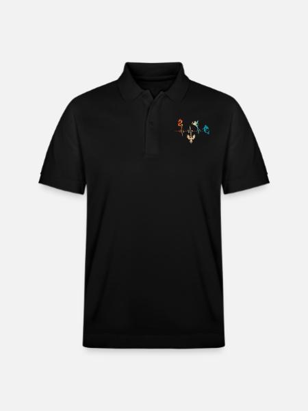 Syke lohikäärme feeniks griffin merenneito - Stanley/Stella PREPSTER unisex luomupikeepaita - musta