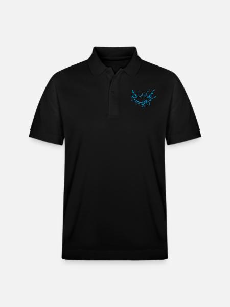 Wasserspritzer - Stanley/Stella Unisex Bio-Poloshirt PREPSTER - Schwarz