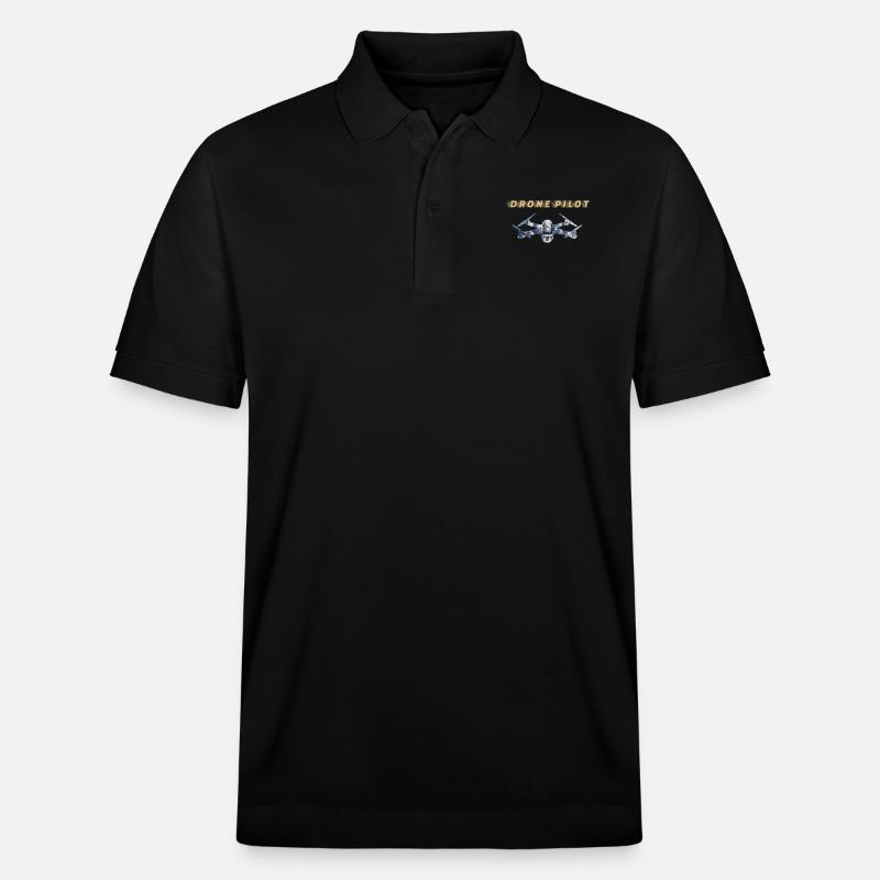 Drohnen Pilot Drone Pilot - Stanley/Stella Unisex Bio-Poloshirt PREPSTER - Schwarz