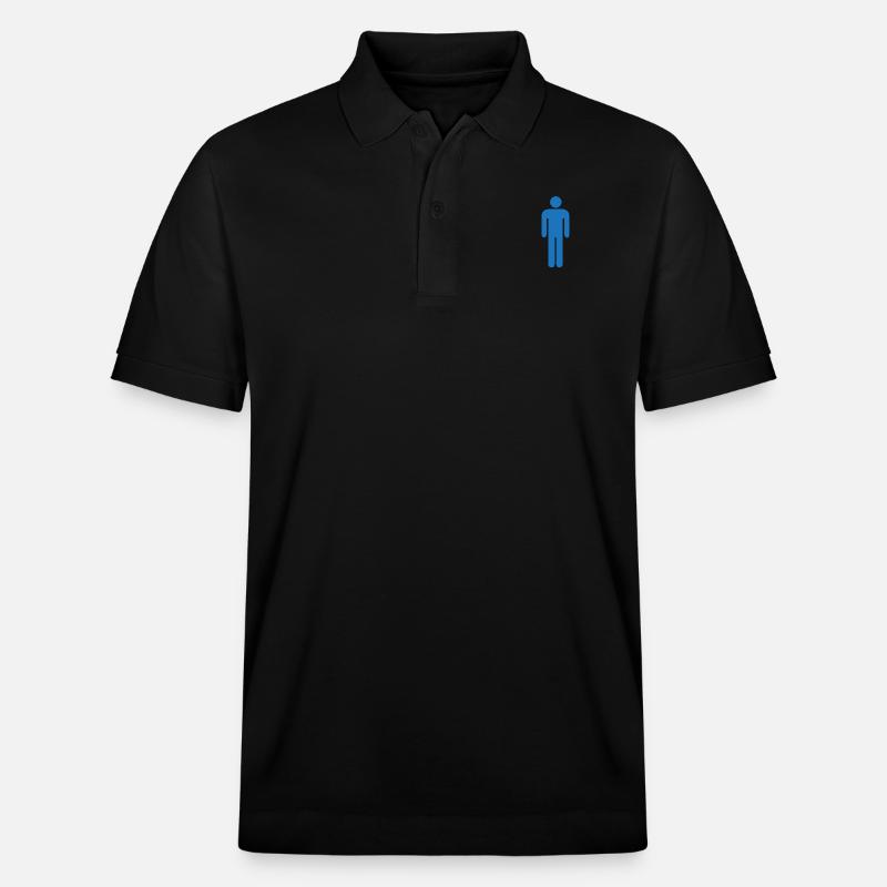 Mann WC - Stanley/Stella Unisex Bio-Poloshirt PREPSTER - Schwarz