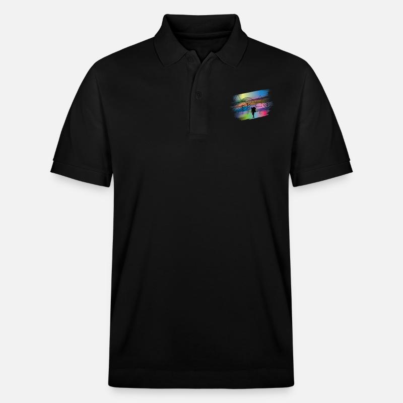 Wanderer - Stanley/Stella Unisex Bio-Poloshirt PREPSTER - Schwarz
