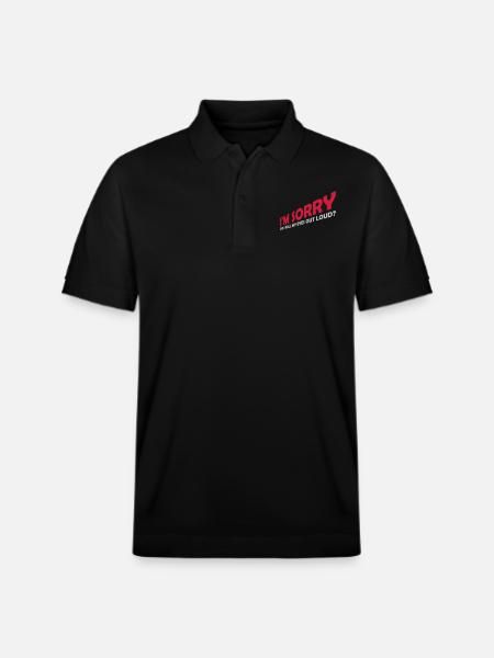 Roll My Eyes Out - Stanley/Stella Unisex Organic Polo Shirt PREPSTER - black