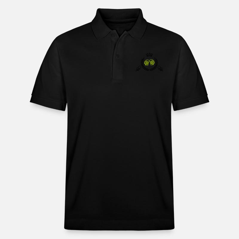 Armoiries de la bière - Polo PREPSTER bio Stanley/Stella Unisexe - noir